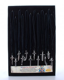 Magical sword collection on a cotton cord - 24 pcs. assorted 