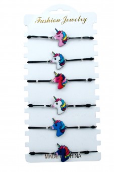 Elastic bracelet unicorn 36 pieces 