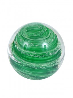 Traum-Kugel mini, grüne spirale 