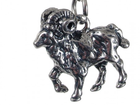 Zodiac Metal Keychain - Aries  Price per 6 pcs 