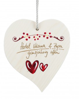 Banner Heart medium-Hotel Mum & Dad: 4 pc 