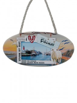 Wooden oval middle Sea style VE: 24 piece 