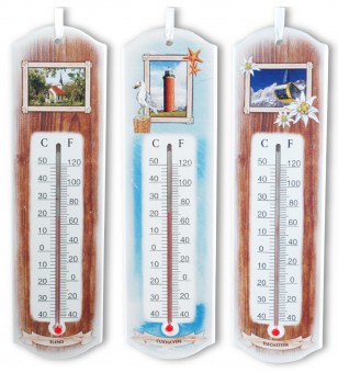 Souvenir thermometer 26x7 cm PU: 30 pcs 