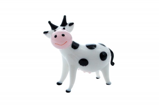 Funny glass cow 12 pieces 