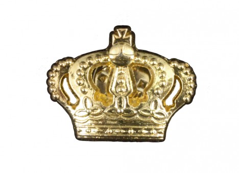 Relief embossed crown pin connector 1 pc 
