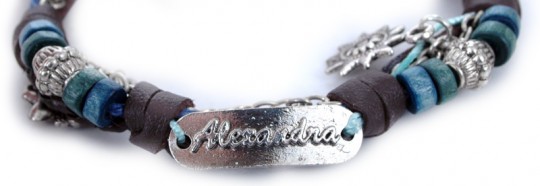 Namens-Armband, Alexandra, 3 Stück 