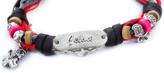 Namens-Armband, Celine, 3 Stück 