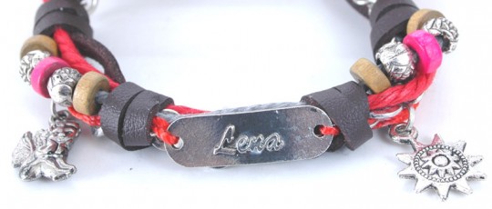 Namens-Armband, Lena, 3 Stück 