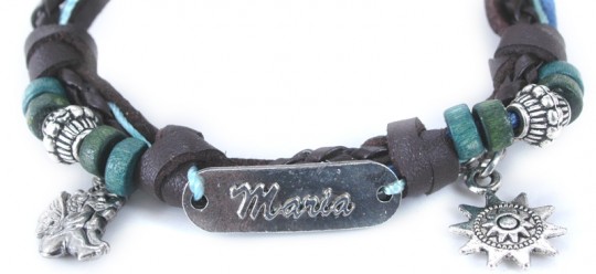 Namens-Armband, Maria, 3 Stück 