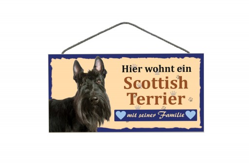 Animal Sign Scottish Terrier 3 pcs 