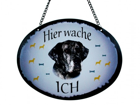 Outdoor Blech-Tierschild Deutsche Dogge VE: 3 Stück 