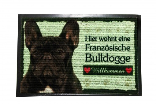 Fußmatte Französische Bulldogge VE 2 Stück 